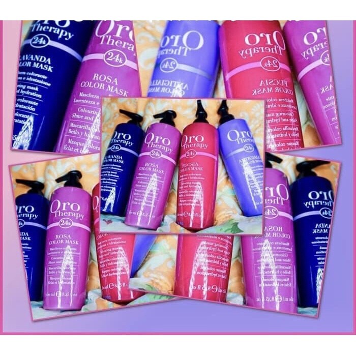 Oro Therapy Fanola Hair Colour Mask Masker Rambut Warna Italy