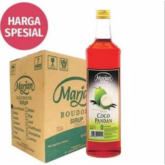 

Marjan Boudoin Sirup ( Melon , Coco Pandan ) 12 Botol X 460Ml