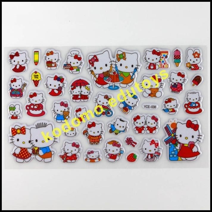 

TERBARU STICKER STIKER ANAK TIMBUL KARAKTER HELLO KITTY 2598 !!!!!!!