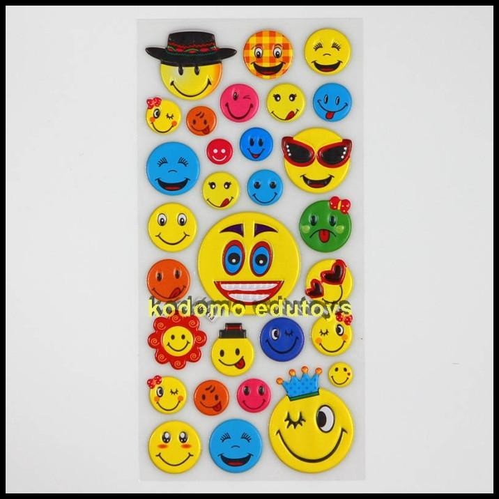 

TERMURAH STICKER STIKER ANAK TIMBUL EMOTICON 2550 !!!!!!