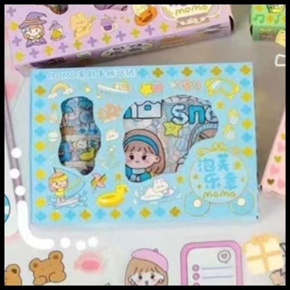 

TERBARU STICKER MOMO SMALL ISI 10 LEMBAR + SOLASI STIKER WASHI TAPE KAWAII BOX !!!!!
