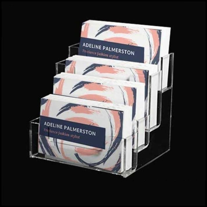 

DISKON 8SLOT ACRYLIC TEMPAT KARTU NAMA / NAME CARD HOLDER / DISPLAY KARTU NAM !!!!!!
