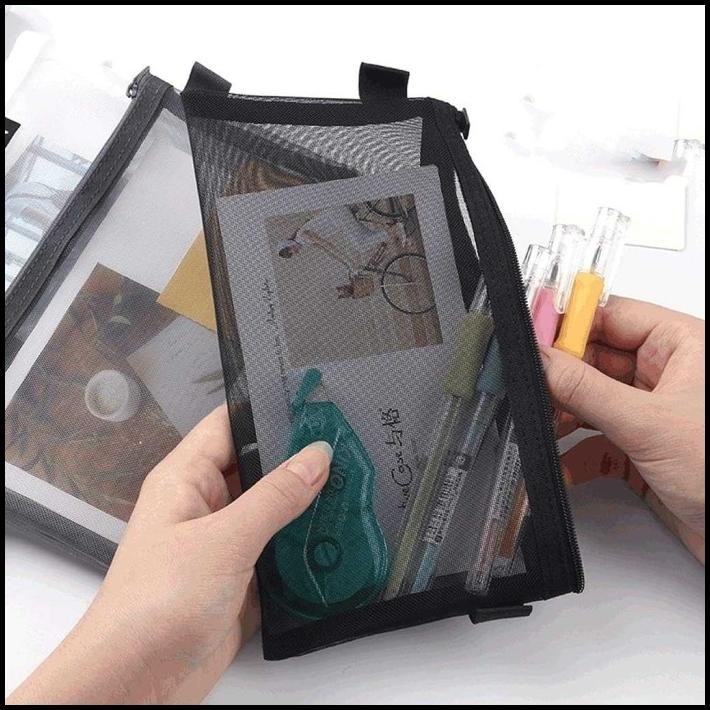 

TERBARU TEMPAT PENSIL KOSMETIK POUCH TAS ALAT TULIS TRAVEL CASE ZIPPER STORAGE !!!