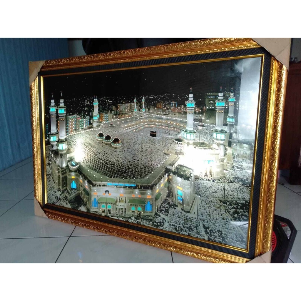 HiAsan dinding Ka'bah lampu mewah pajangan ruang tamu dekorasi rumah
