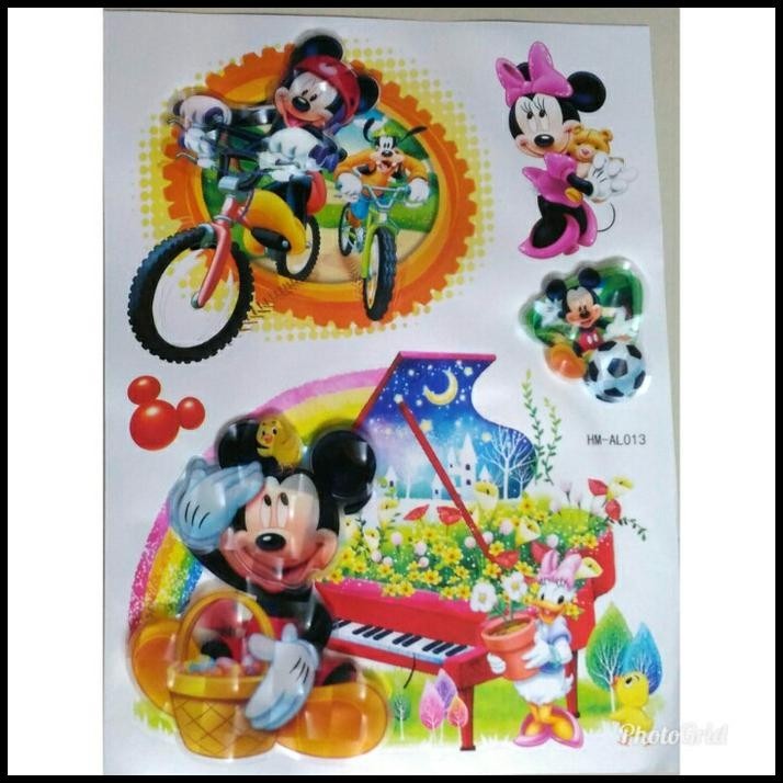 

DISKON HOME DECOR STICKER STIKER ANAK KARAKTER MICKEY MOUSE !!