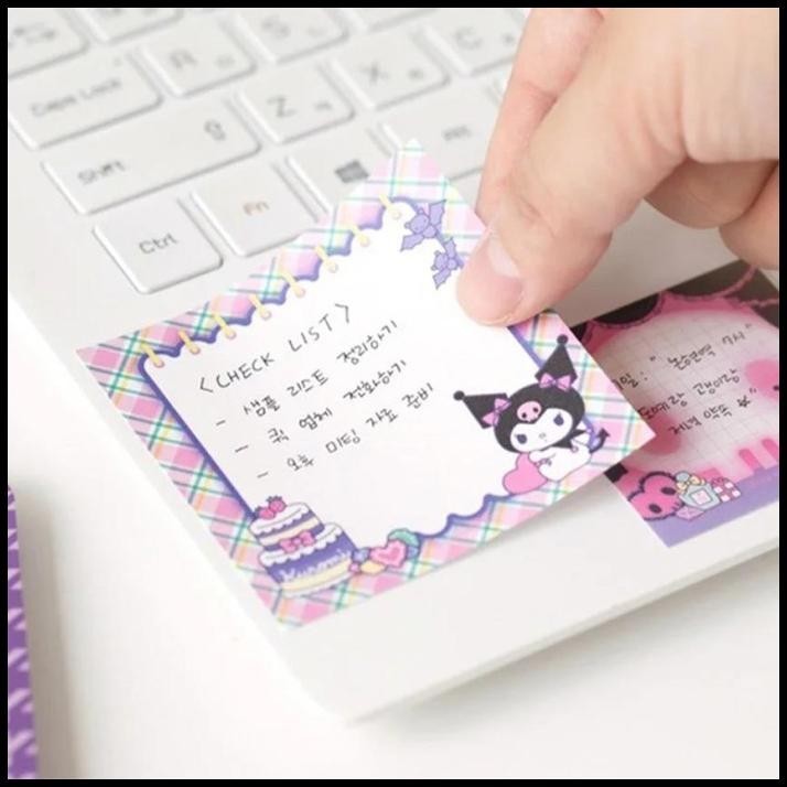 

TERBARU STICKY NOTES MEMO TEMPEL MEMOPAD MOTIF KUROMI MELODY CINNAMOROLL