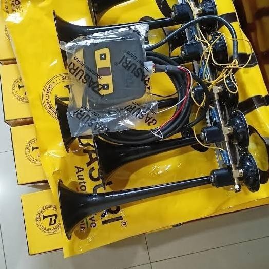 Jual Satu Paket Klakson 6 Corong Basuri V4 Original Plus Modul Moreno Ms7 Atau Ms8