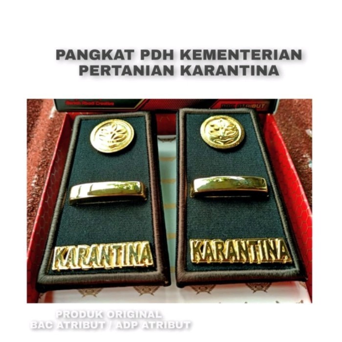 

Pangkat PDH KEMENTERIAN PERTANIAN KARANTINA Exclusive Best Quality