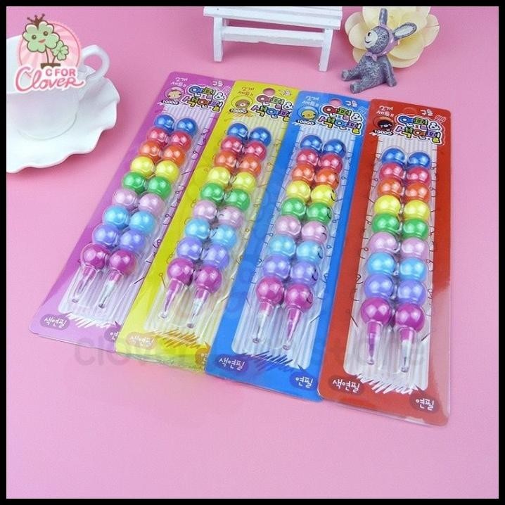 

TERBARU FUNNY RAINBOW STACKING PENCIL COLOUR PENSIL WARNA GANTI TUMPUK JADUL