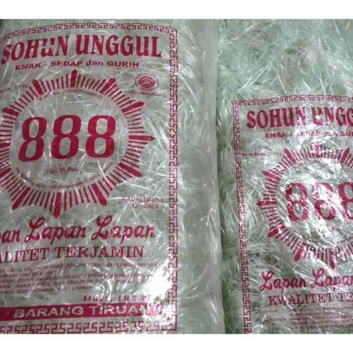 

Sohun Unggul 888 Soun Putih 1 Bal Isi 55 Pak