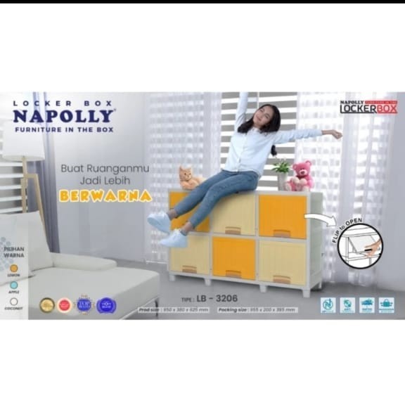 Lemari Plastik Napolly/Loer Box Napolly