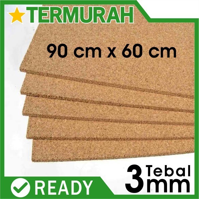 

Terbaru Cork Board 3Mm Pin Sheets Sheet Gabus Lembaran Patah Polos Mading Promo Terlaris