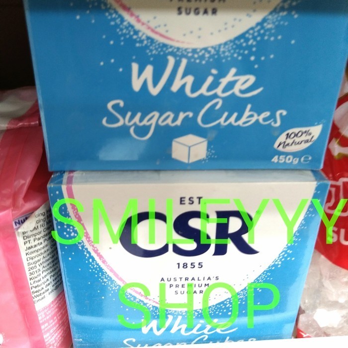 

Csr 1855 White Sugar Cube 450Gr Gula Kotak - Adelineez