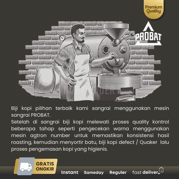

Biji Kopi Arabika Toraja Sapan Dry Hulled - 500Gr Northsider Coffee