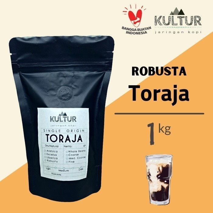 

Coffee Bean Biji Kopi Robusta Toraja 1 Kg