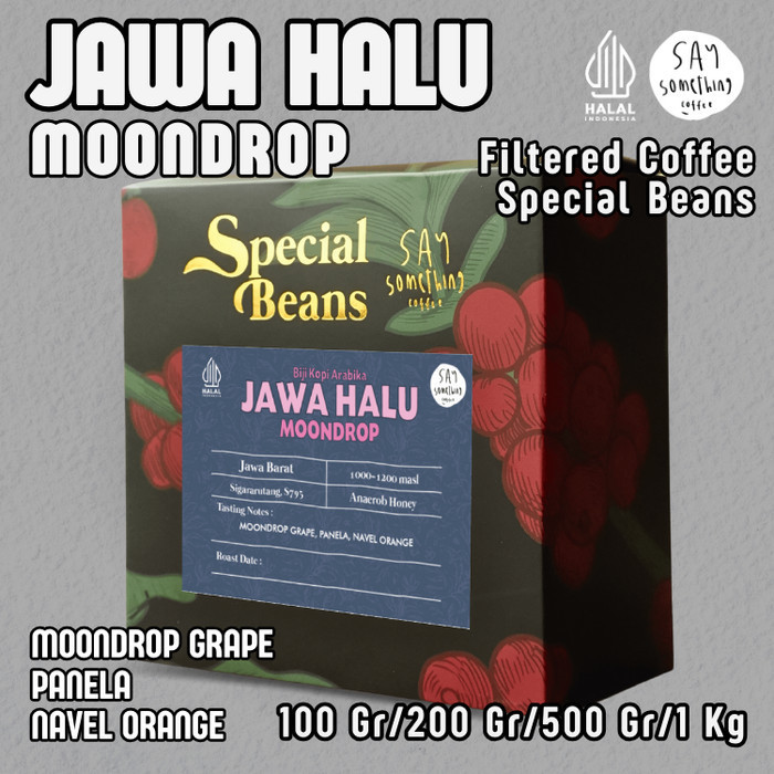 

Biji Kopi Arabika Jawa Halu Moondrop - Filter