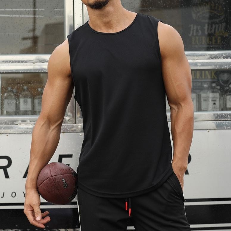 Sl12 Kaos Pria Baju Olahraga Singlet Men Kaos Dalam Pria Baju Training Olahraga Fitness Gym Sale