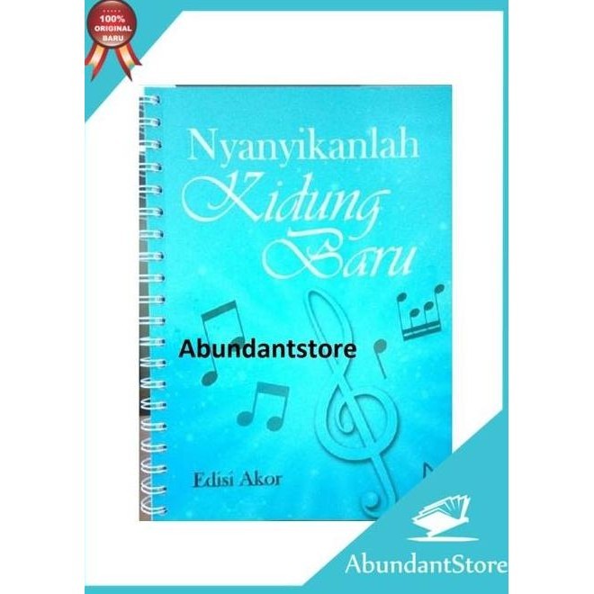 Jual Buku Nyanyikanlah Kidung Baru Edisi Akord - Nkb Akord