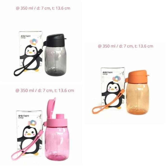 cute2go 350ml (1) cute 2go botol minum tupperware