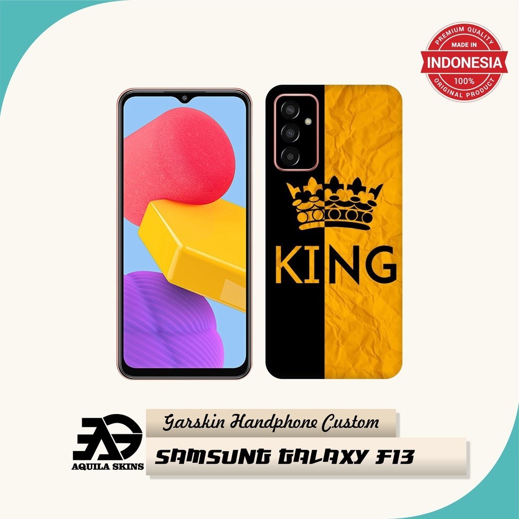 SAMSUNG F13 Garskin Hp Stiker Hp Skin Handphone Stiker Casing Anti Jamur Custom-Isi 2