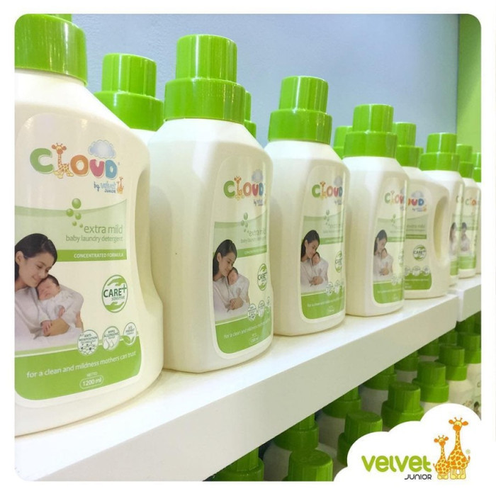 Aknam Cloud Baby Laundry Detergent - Deterjen Baju Bayi Cloud By Velvet