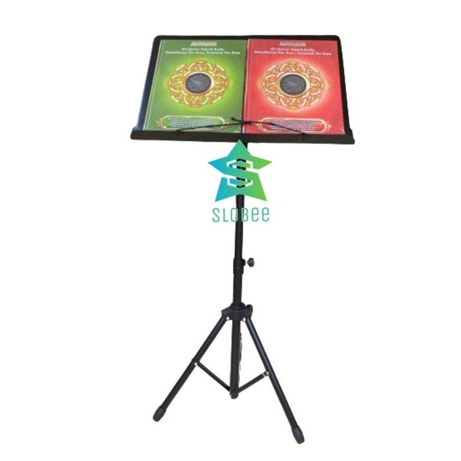 

Standbook Tripod standing penyangga al quran - stand buku Rehal HFS