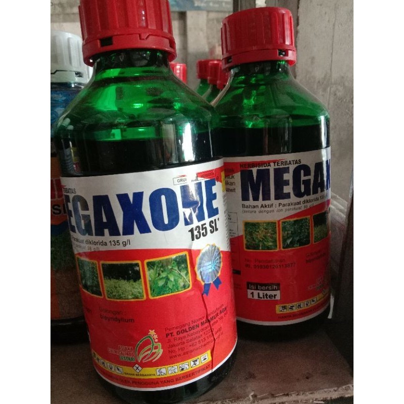 obat pertanian herbisida MEGAXONE 1lt
