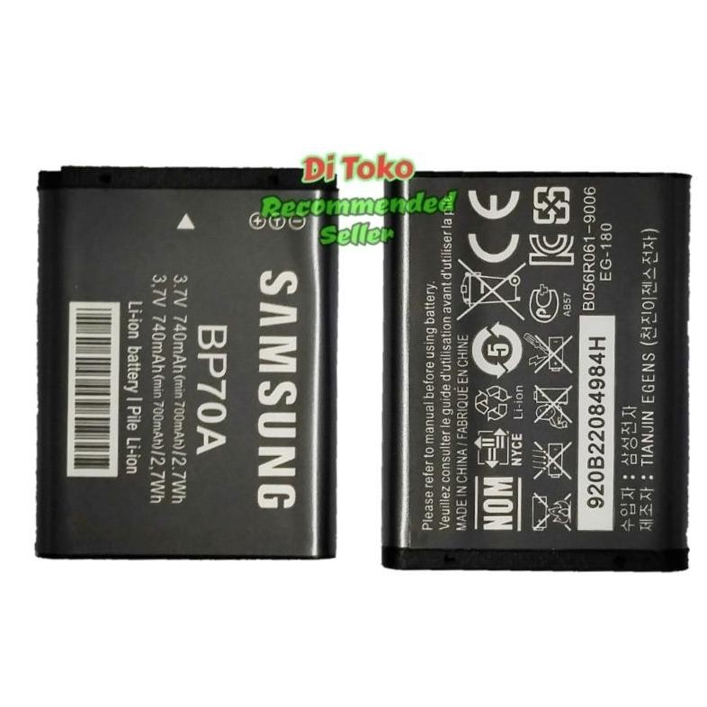 [BARU] RS - Battery For Kamera Samsung Batre AQ100 DV50 DV90 Batrei ES74 ES75 ES80 ES95 ES96 Batere 