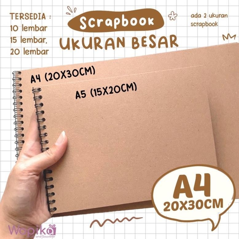 

SCRAPBOOK A4 (TERMURAH) | BUKU JOURNALING POLOS TEBAL DAN BESAR BISA COD