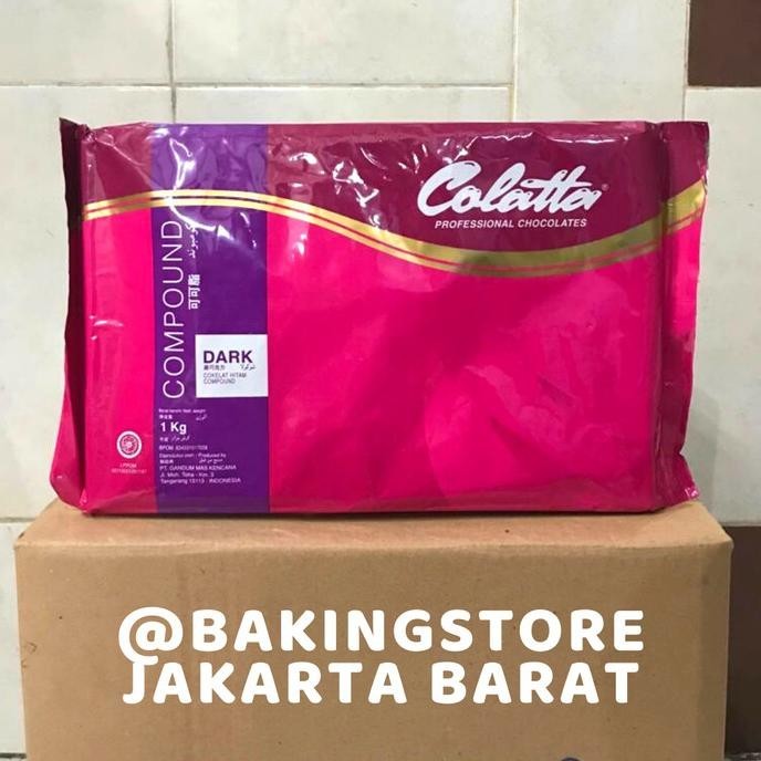 

Colatta Dark Chocolate Compound | Coklat Batang 1kg