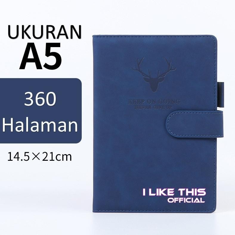 

BUKU AGENDA KERJA CATATAN KERJA NOTEBOOK NOTEPAD UKURAN A5 BISA CETAK LOGO BUKU SIAP KIRIM