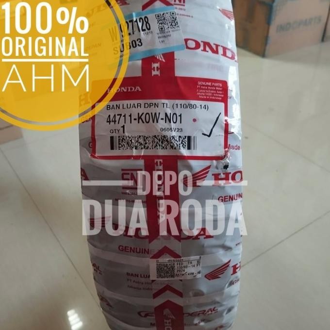 BAN TUBLES DEPAN ADV 150 - 160 UKURAN 110/80 - 14 (ORIGINAL AHM)