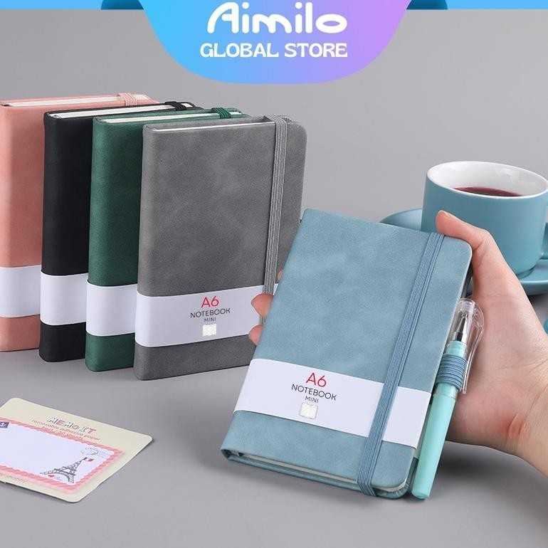 

[READY] AIMILO NOTEBOOK A6/A5 POCKET BUKU DIARY KECIL PERTEMUAN SCRAPBOOK MINI 96 LEMBAR SIAP KIRIM