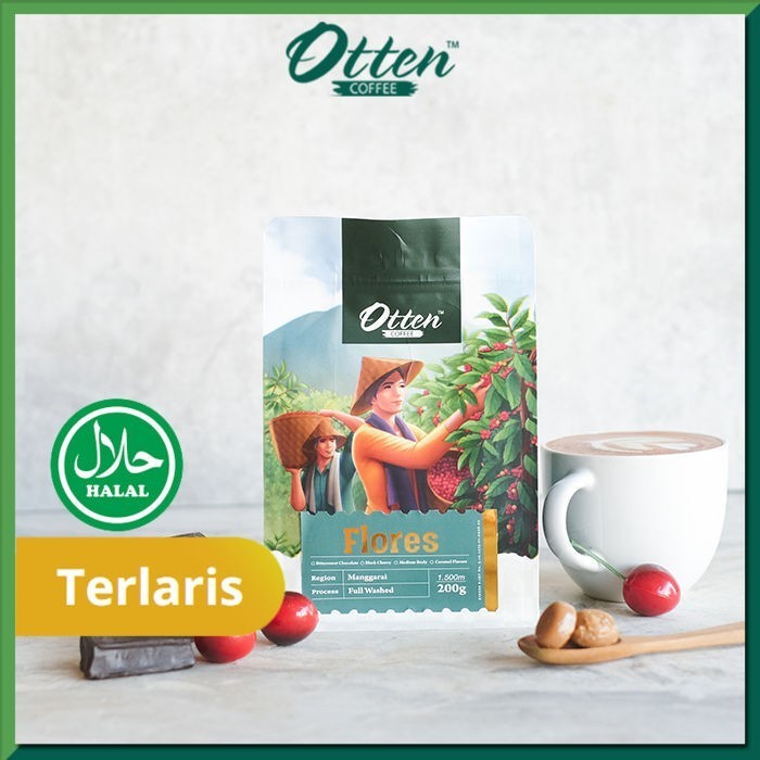 

Ready Kopi Arabica Flores Manggarai 200g - Otten Coffee