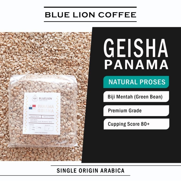 

Ready Blue Lion Coffee Panama Geisha 1 kg Green Bean Kopi Biji Mentah