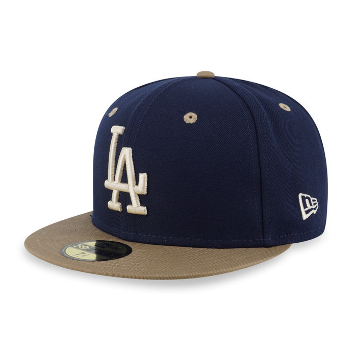 Ready New Era 59Fifty Los Angeles Dodgers Oceanside Blue/Khaki Fitted Cap