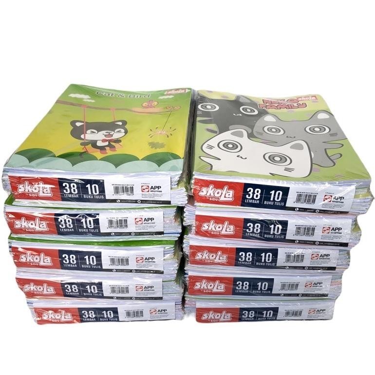 

10 PCS BUKU TULIS SIDU SKOLA 38 LEMBAR BISA COD