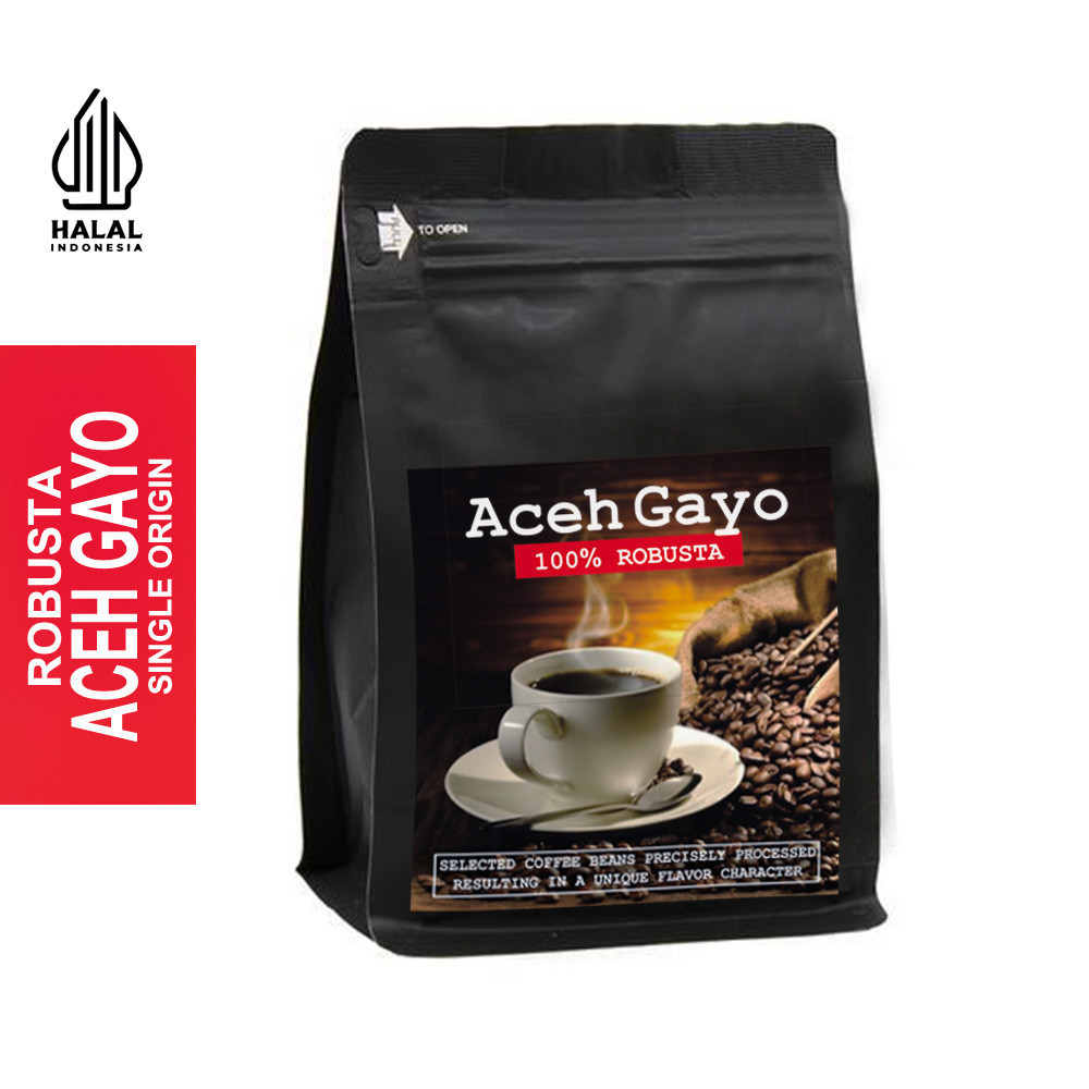 

Kopi Gayo Aceh Robusta 100 Gram - Biji/Bubuk - Kopi Gayo Robusta Premium Coffee