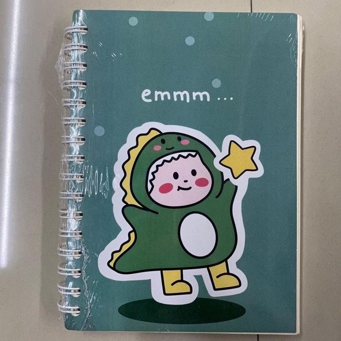 

NOTE BOOK SPIRAL LARGE (10 CM X 14 CM) EDISI DINO CARTOON / NOTEBOOK A6 CUSTOM / SEMINAR KIT SURABAYA ORIGINAL PRODUK