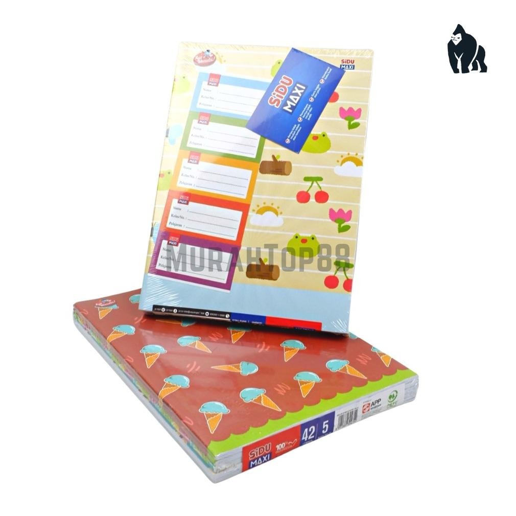 

BUKU TULIS SIDU MAXI 42 LEMBAR PANJANG / BUKU SEKOLAH ANAK KARAKTER SINAR DUNIA [PER PACK ISI 5 PCS] GRATIS ONGKIR