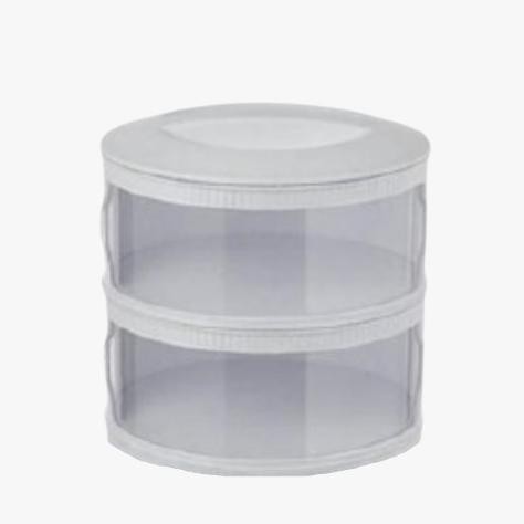 (1Kg) Tudung Saji 3 Susun Tebal Praktis Sudah Rakit Rak 4 Tingkat Multi 5 Layer Food Cover Tempat Pe