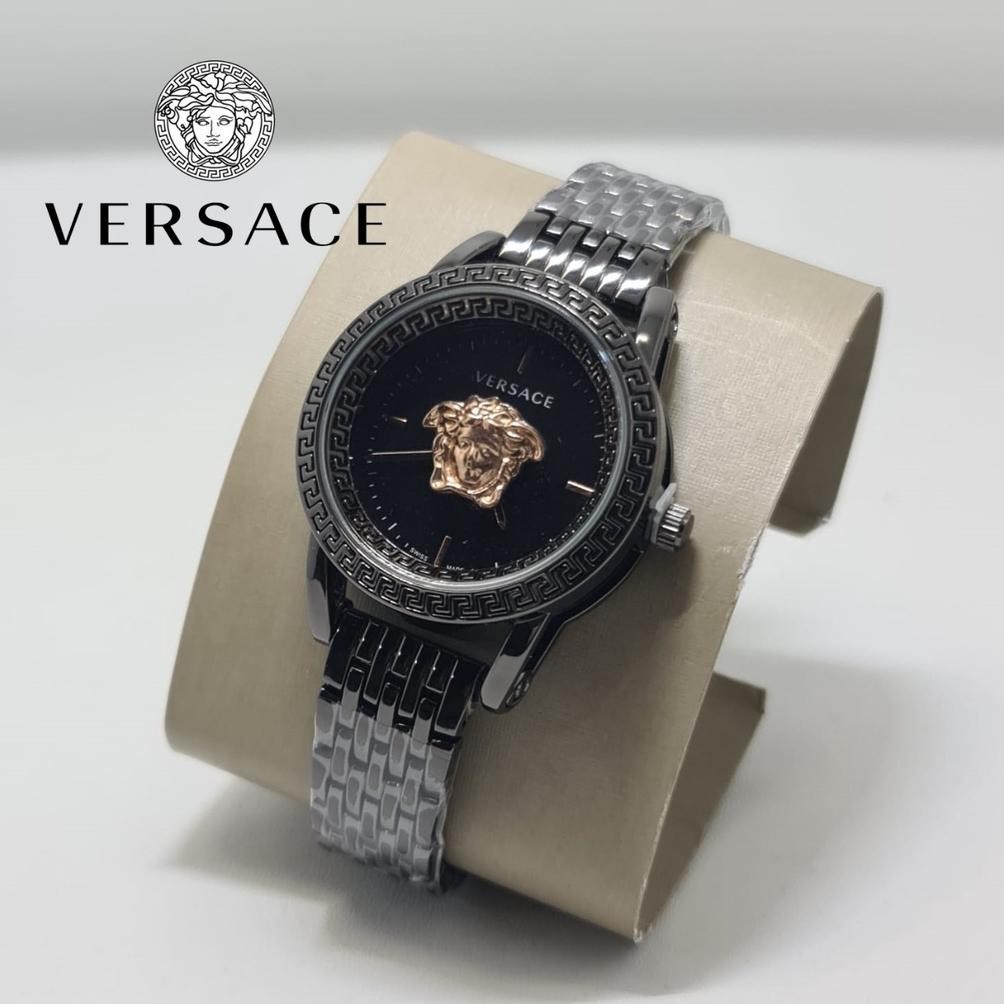 Special Promo TERBARU JAM TANGAN WANITA VERSACE RANTAI STANLIST DIAMETER 36MM FREE BOX||JAMTANGANFAS