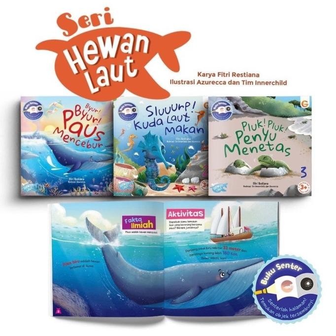 Seri Hewan Laut - Buku senter - Gema Insani