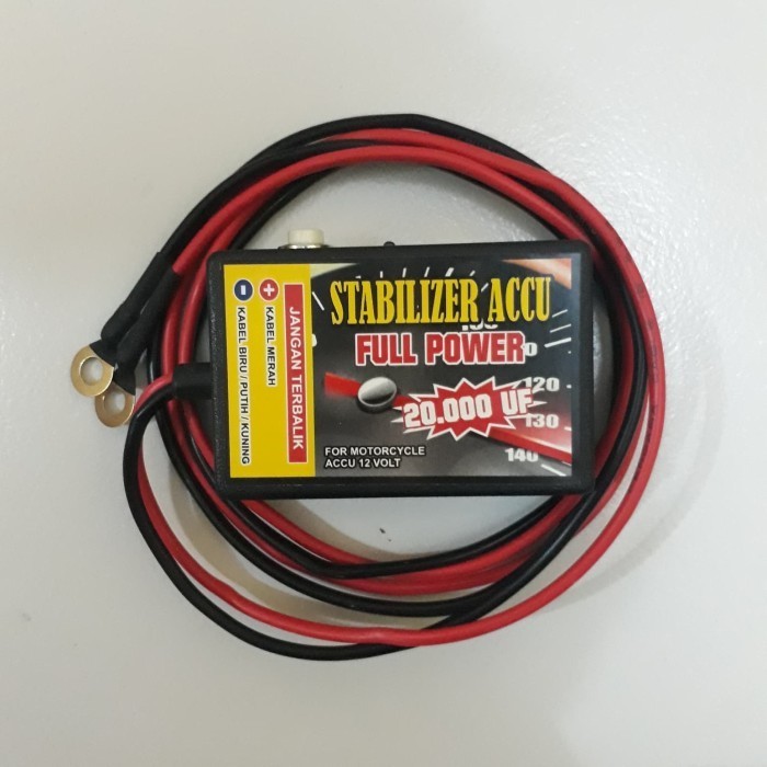 STABILIZER AKI MOTOR CAPACITOR BANK 20000 UF / KABEL PANJANG 100 CM