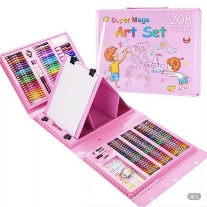 

Crayon Super Mega Art Set 208pcs -Alat Gambar Crayon Super Mega HM