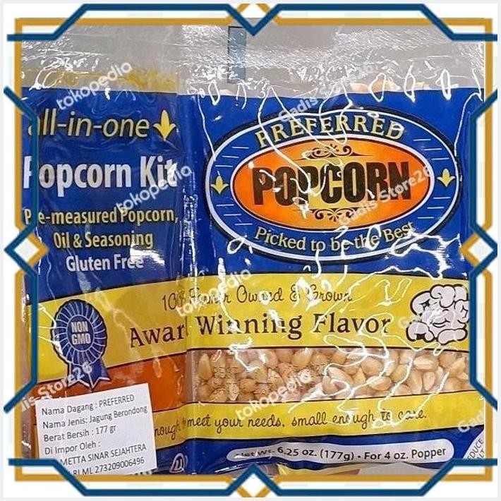 

[GDS] PREFERRED POPCORN GLUTEN FREE 227 GR