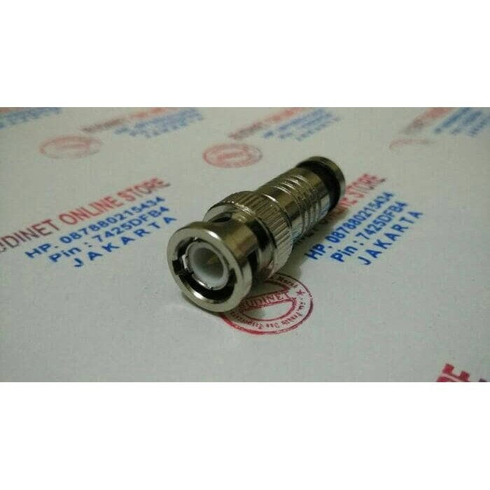 BNC MALE COMPRESSION RG6 100PCS