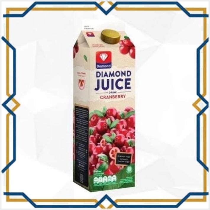 

[GDS] DIAMOND JUICE UNSWEET CRANBERRY 946 ML | JUS BUAH