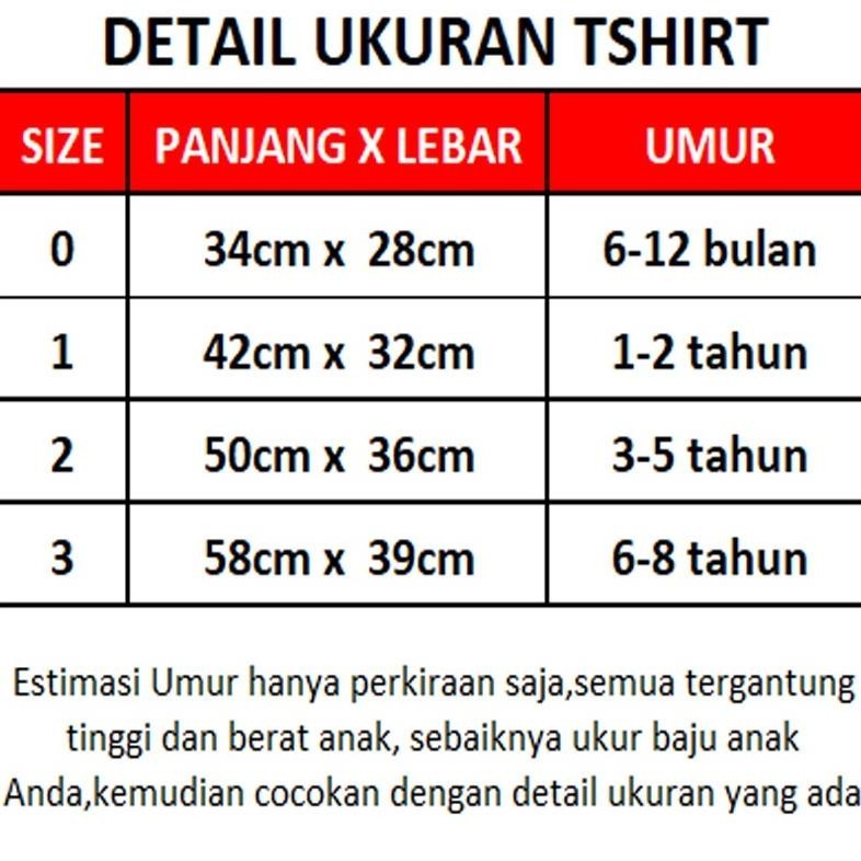CR - Baju Anak GARUDA GRATIS CUSTOM NAMA T Shirt Indonesia HUT RI Kaos Seragam Merah Putih Baju Bayi