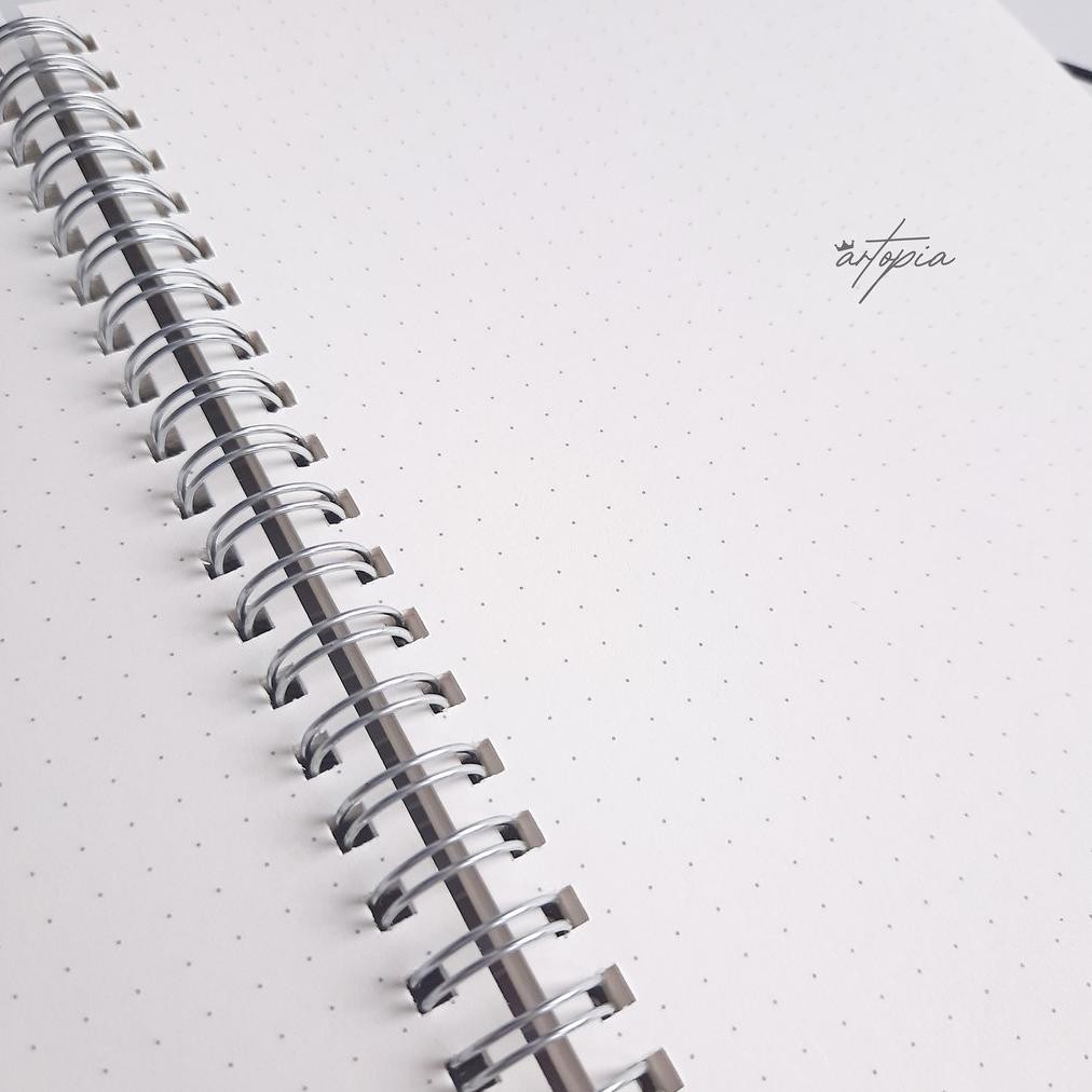 

A6 A5 B5 DOT/GRID/LINE/BLANK/DOTTED SPIRAL NOTEBOOK 80 LEMBAR | NOTE BOOK | BUKU TULIS | JURNAL TERLARIS